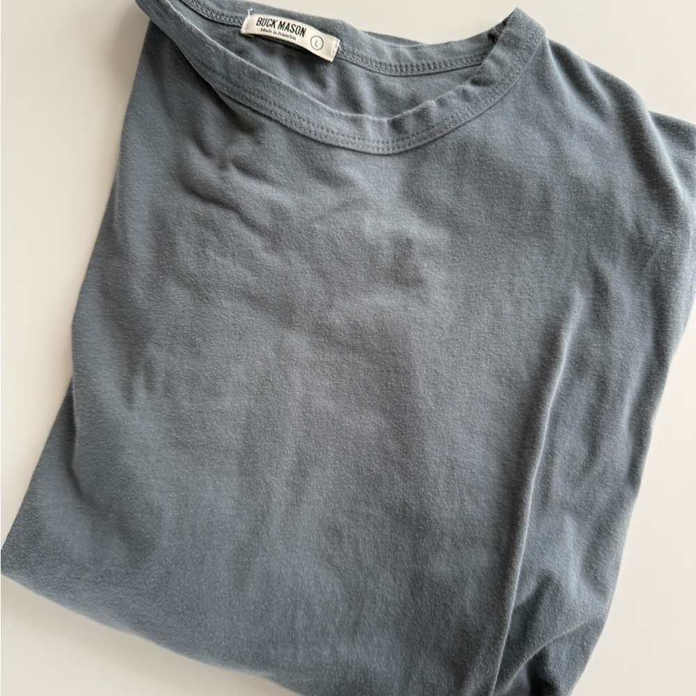 Buck Mason Charcoal Men's Tee